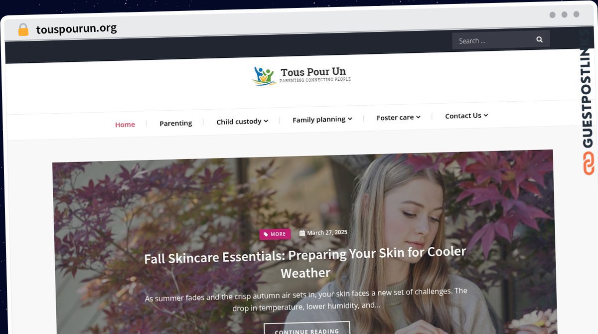 Publish Guest Post on touspourun.org