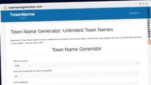 Publish Guest Post on townnamegenerator.com