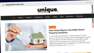 Publish Guest Post on uniquenicknames.com