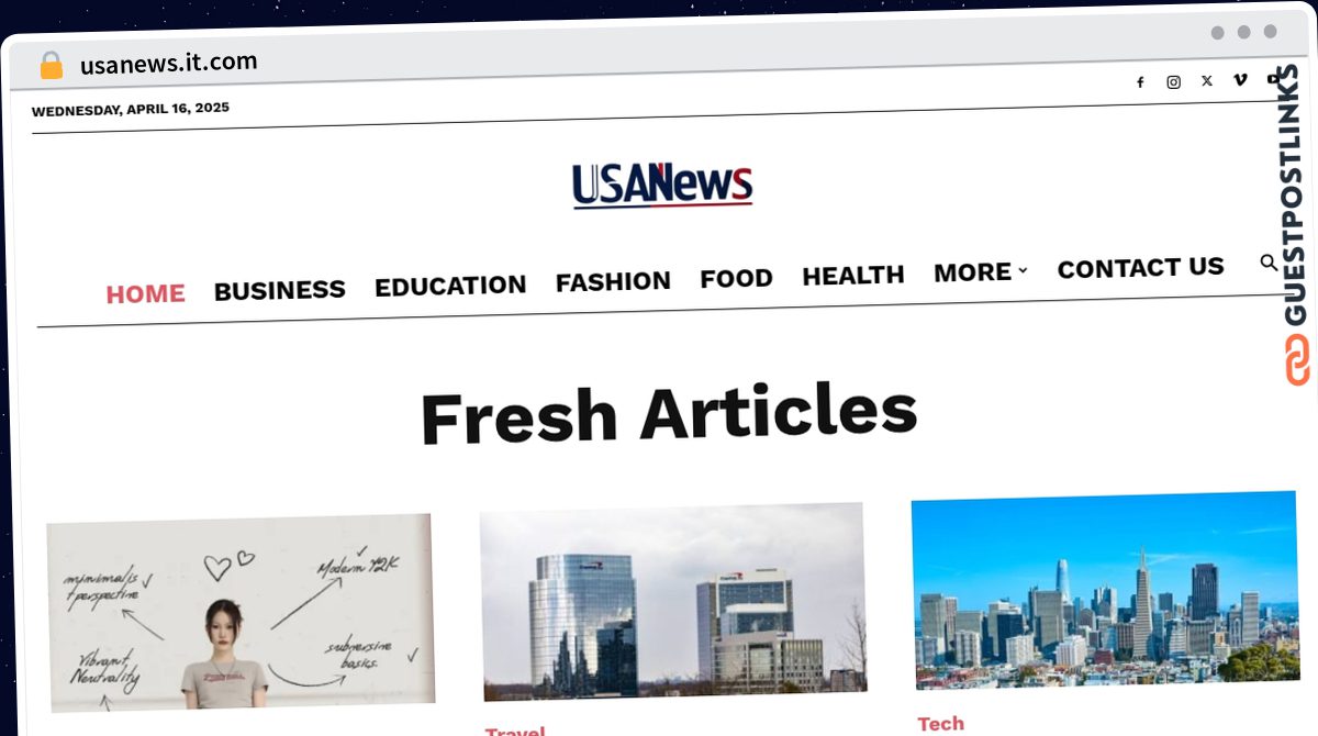 Publish Guest Post on usanews.it.com