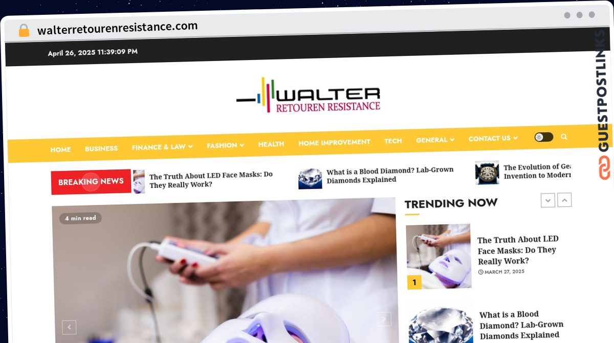 Publish Guest Post on walterretourenresistance.com