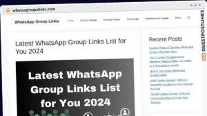 Publish Guest Post on whatsagroupslinks.com