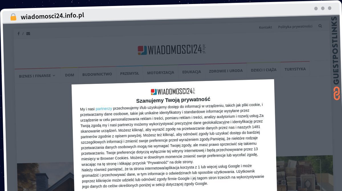 Publish Guest Post on wiadomosci24.info.pl