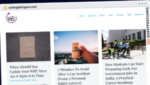 Publish Guest Post on writingskillsguru.com