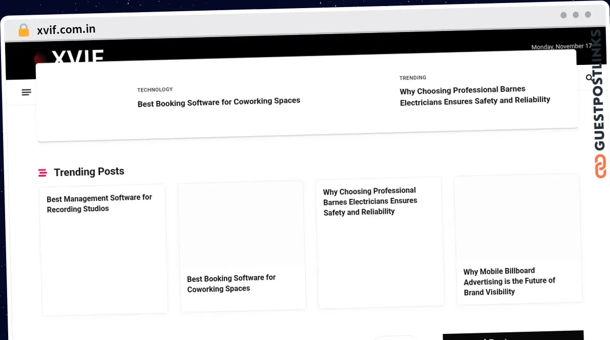 Publish Guest Post on xvif.com.in
