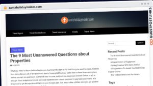 Publish Guest Post on zanteholidayinsider.com