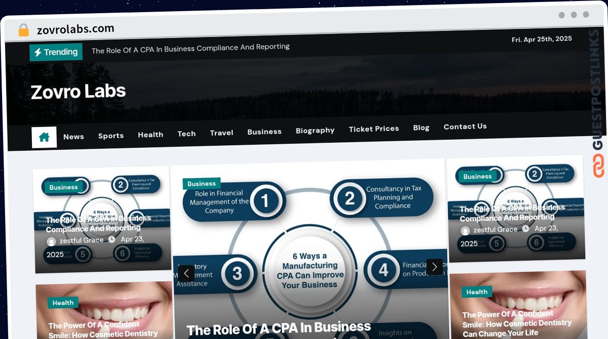 Publish Guest Post on zovrolabs.com