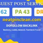 Buy Guest Post on neatpinclean.com