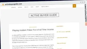Publish Guest Post on activebuyerguide.com