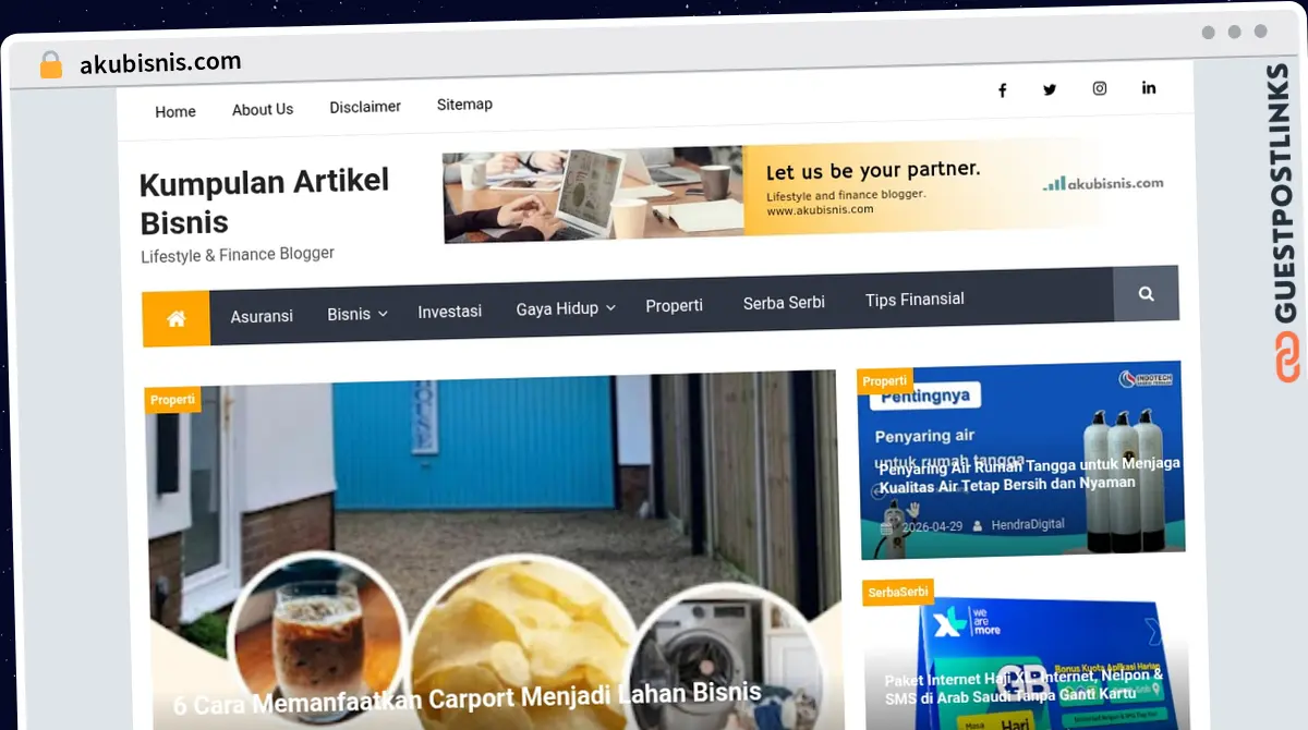 Publish Guest Post on akubisnis.com