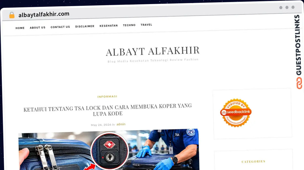 Publish Guest Post on albaytalfakhir.com