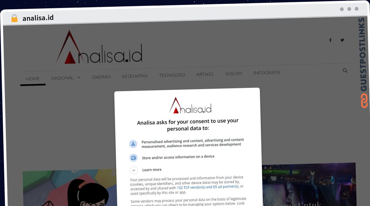 Publish Guest Post on analisa.id