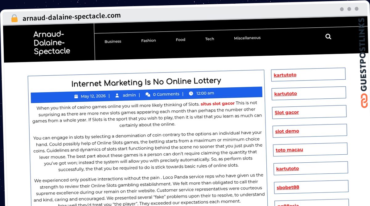 Publish Guest Post on arnaud-dalaine-spectacle.com