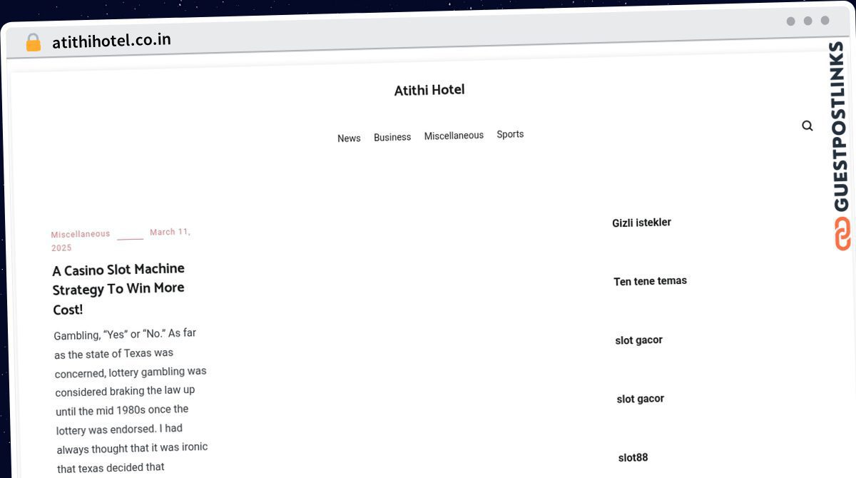 Publish Guest Post on atithihotel.co.in