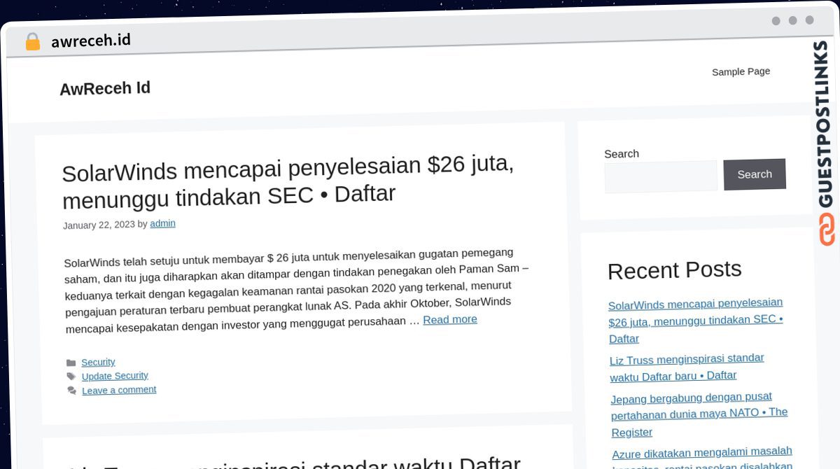 Publish Guest Post on awreceh.id