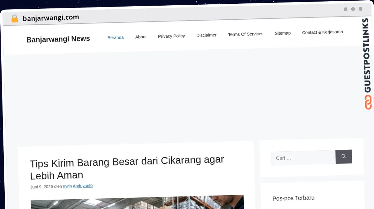 Publish Guest Post on banjarwangi.com