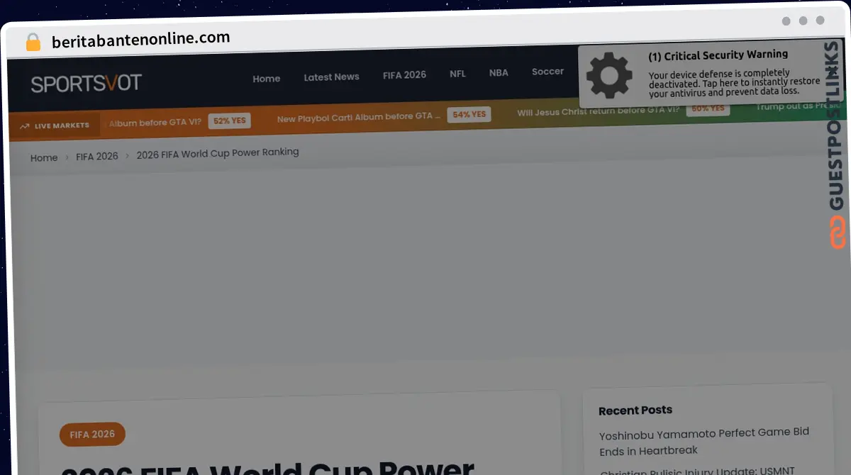 Publish Guest Post on beritabantenonline.com
