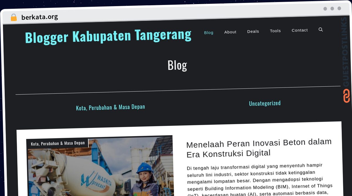 Publish Guest Post on berkata.org