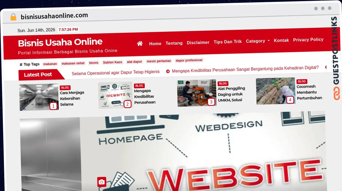 Publish Guest Post on bisnisusahaonline.com