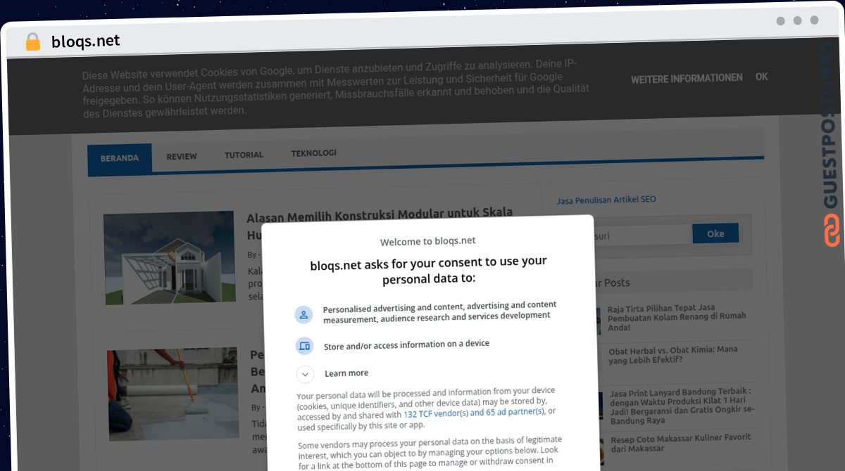 Publish Guest Post on bloqs.net