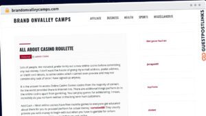 Publish Guest Post on brandonvalleycamps.com
