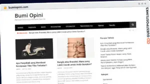 Publish Guest Post on bumiopini.com