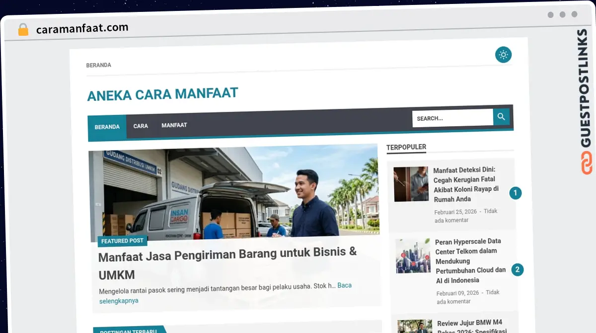 Publish Guest Post on caramanfaat.com