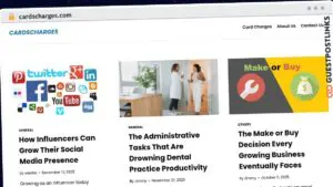 Publish Guest Post on cardscharges.com