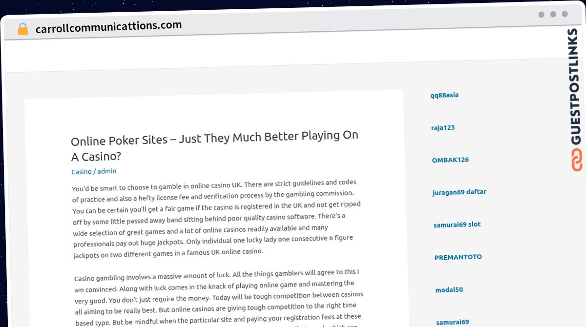 Publish Guest Post on carrollcommunicattions.com