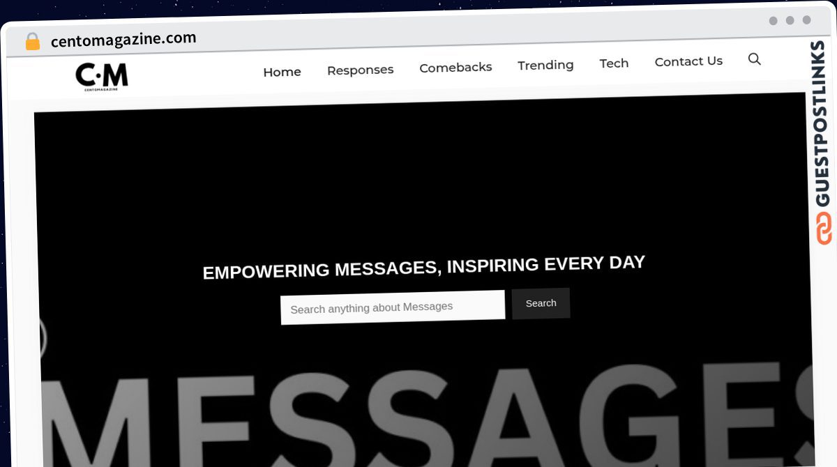 Publish Guest Post on centomagazine.com