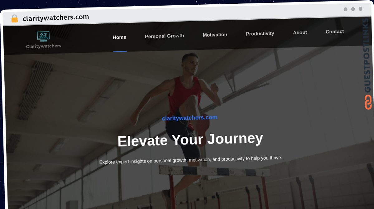 Publish Guest Post on claritywatchers.com