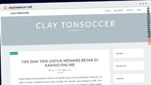Publish Guest Post on claytonsoccer.net