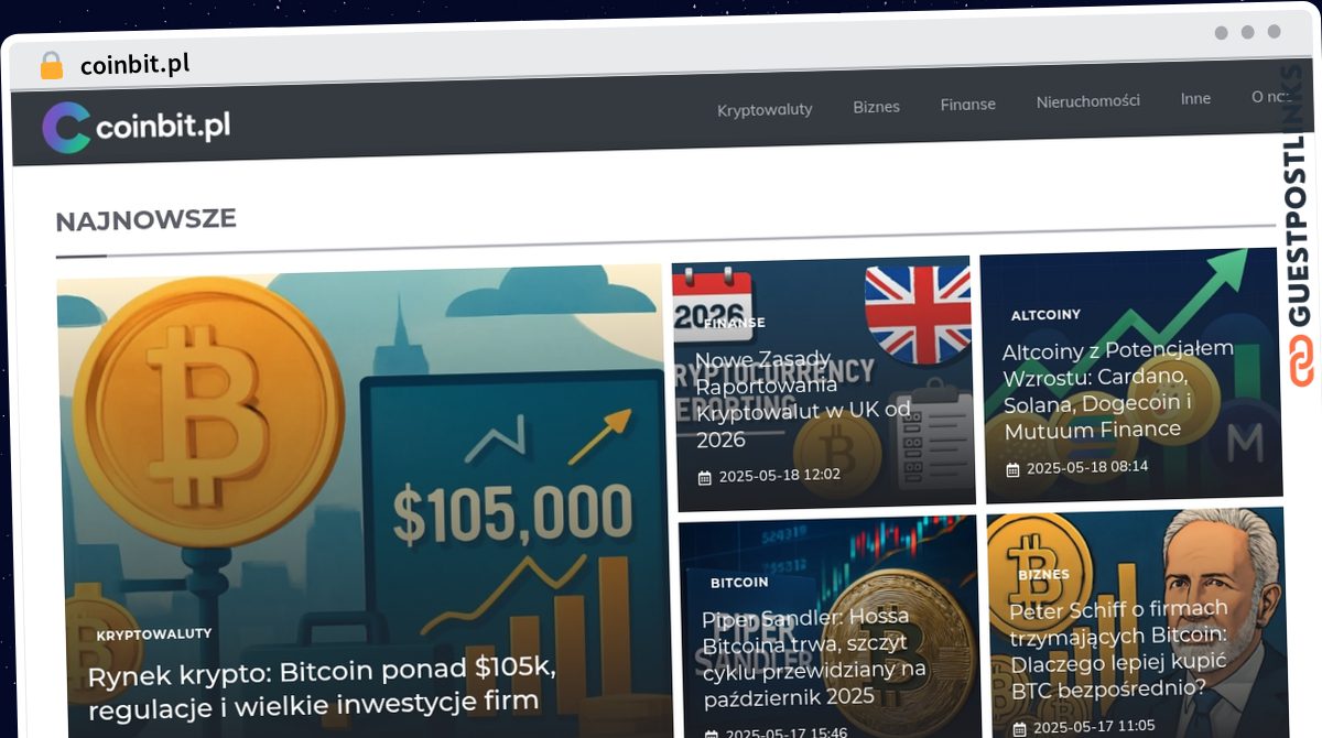 Publish Guest Post on coinbit.pl