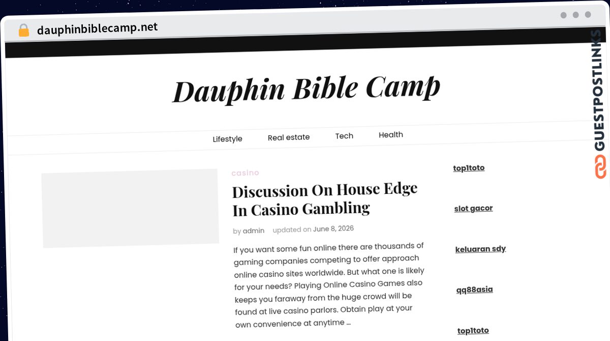 Publish Guest Post on dauphinbiblecamp.net