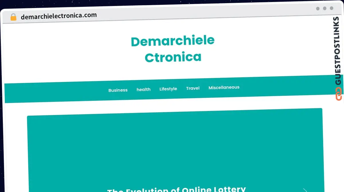 Publish Guest Post on demarchielectronica.com