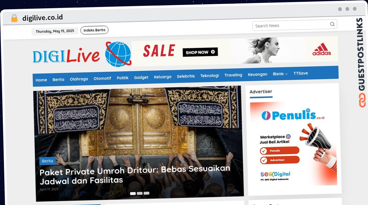 Publish Guest Post on digilive.co.id