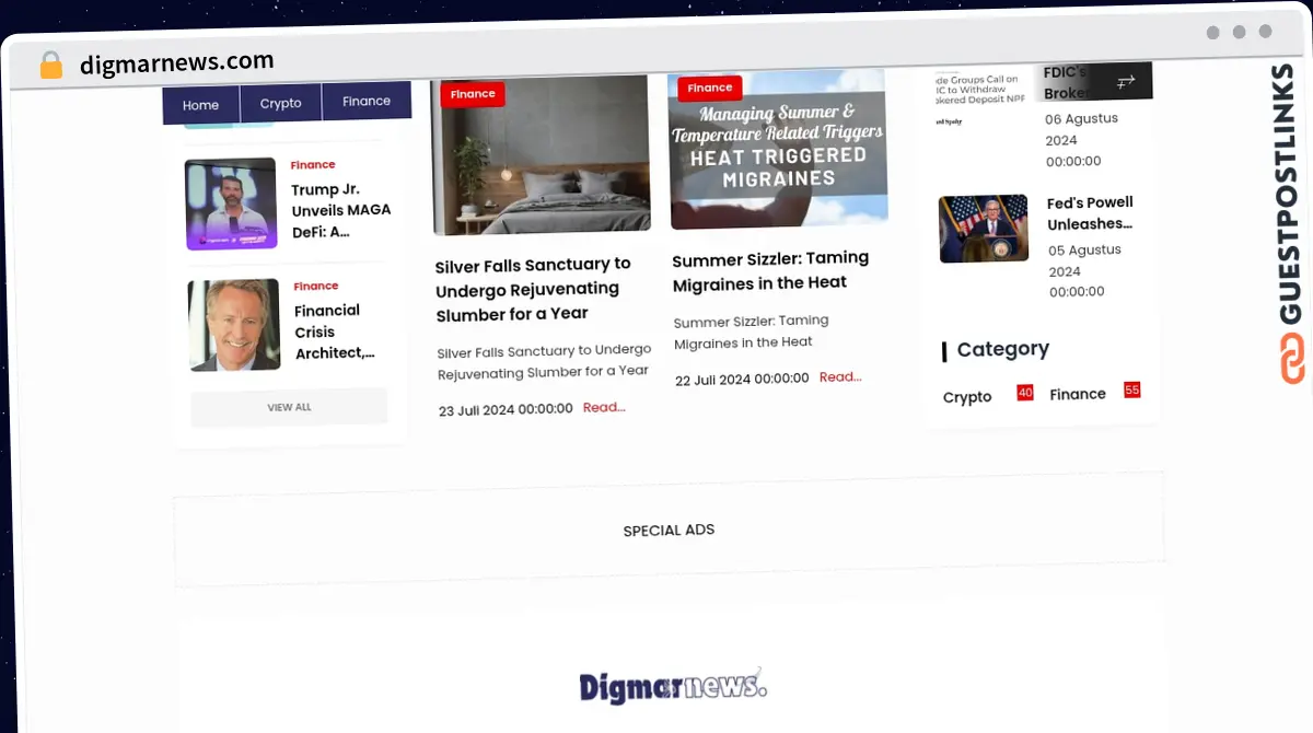 Publish Guest Post on digmarnews.com