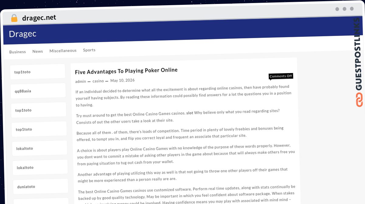Publish Guest Post on dragec.net