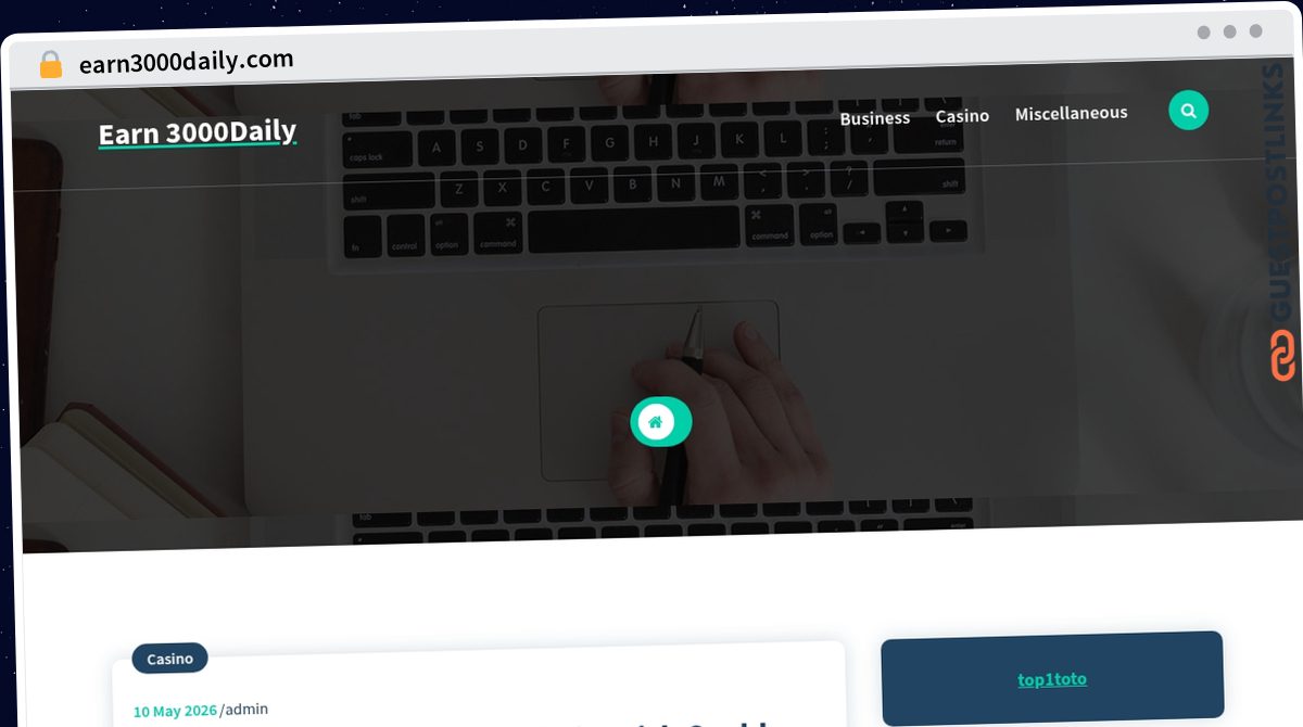 Publish Guest Post on earn3000daily.com