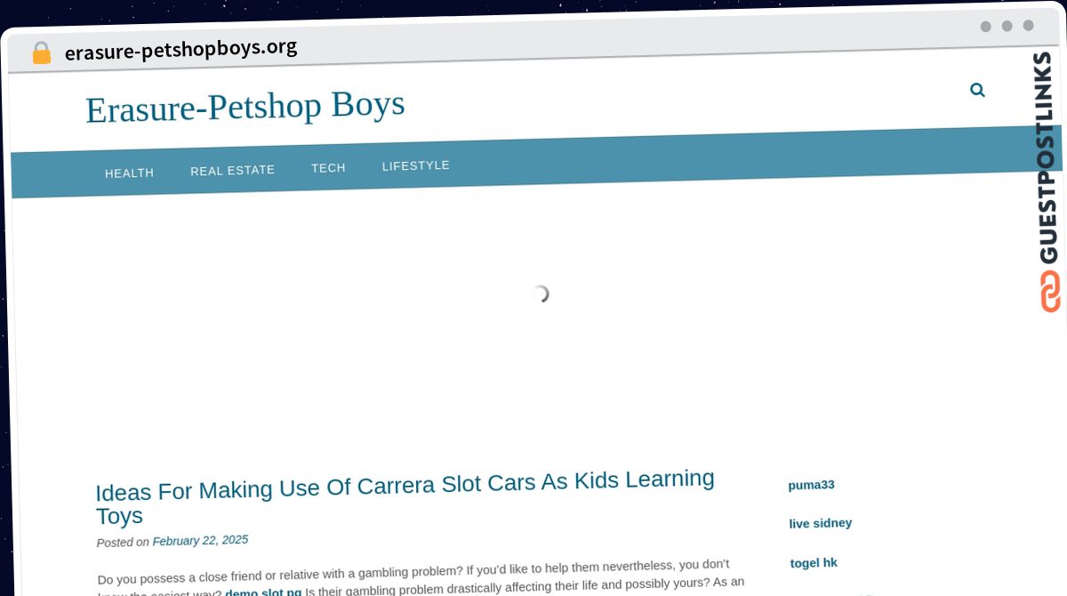 Publish Guest Post on erasure-petshopboys.org