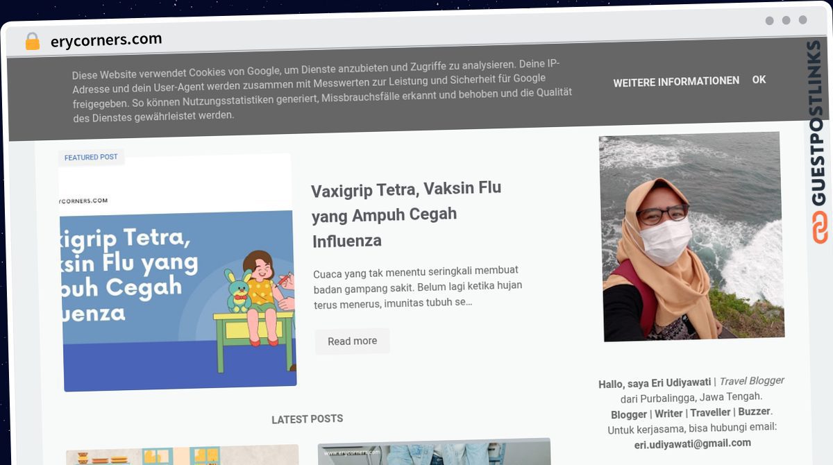 Publish Guest Post on erycorners.com