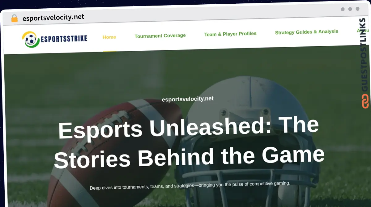 Publish Guest Post on esportsvelocity.net