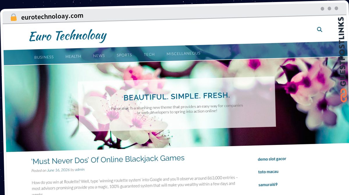 Publish Guest Post on eurotechnoloay.com