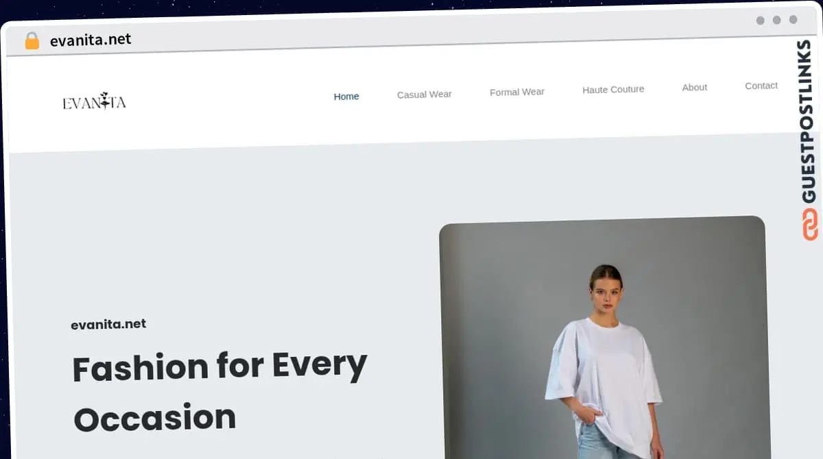 Publish Guest Post on evanita.net