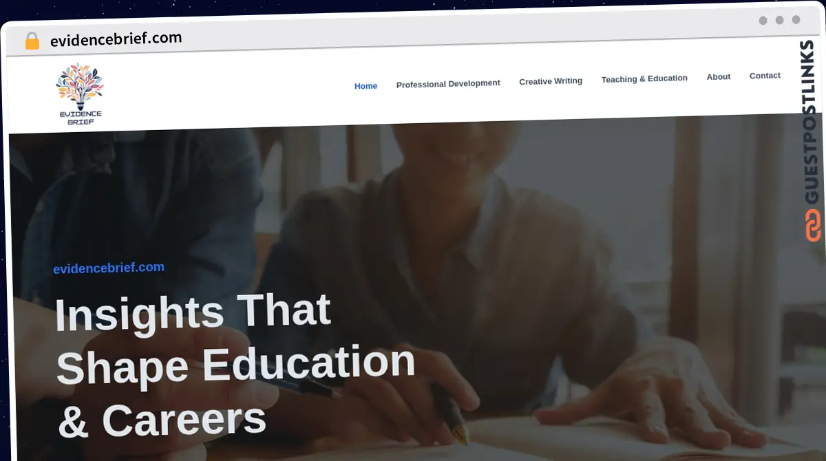 Publish Guest Post on evidencebrief.com