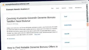 Publish Guest Post on examplehawaiivacations2.com