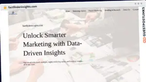 Publish Guest Post on factfinderinsights.com