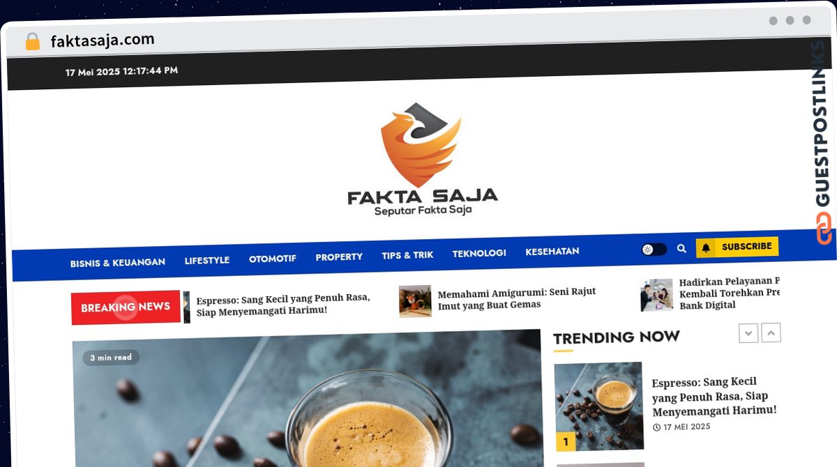 Publish Guest Post on faktasaja.com