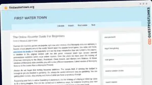 Publish Guest Post on firstwatertown.org