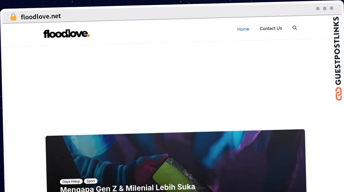 Publish Guest Post on floodlove.net